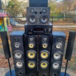 SONY STR-DG720 7.1 CHANNELS HDMI RECEIVER/SONY PHONO/WiiM PRO PLUS AIRPLAY RECEIVER/SONY/DAYTON 9.1 SPEAKERS SYSTEM $1600 FINAL PRICE 