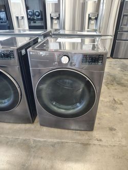 LG 7.4 cu ft Ultra Large Capacity Smart Wi-Fi Enabled Front Load Electric Dryer