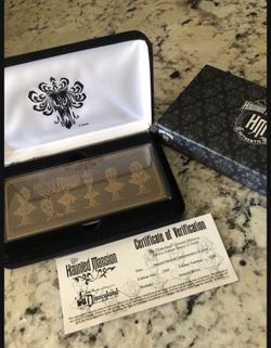 Disneyland Haunted Mansion Bronzed E-Ticket. Limited Edition