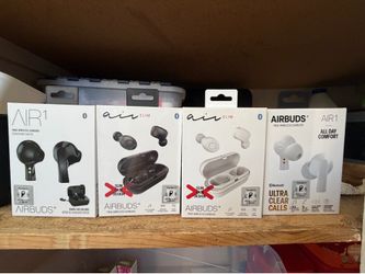 Airbuds slim Bluetooth white black