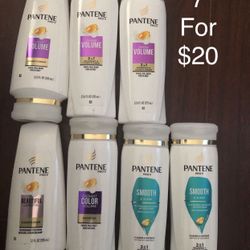 Pantene Shampoo & Conditioner 7 For $20