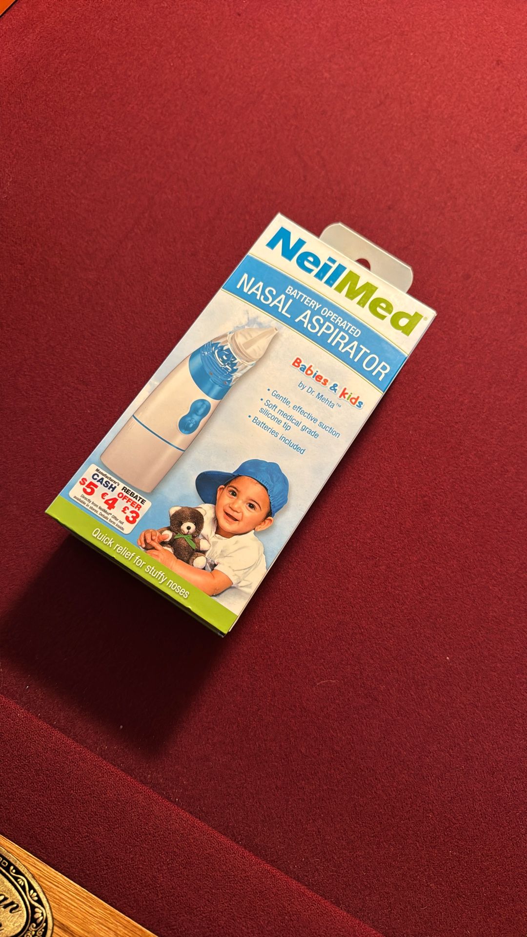 Baby nasal aspirator
