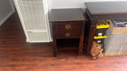 FREE credenza with matching end tables