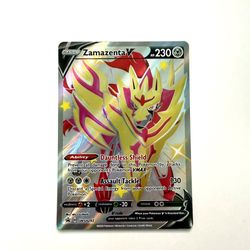 Shiny Zamazenta V SWSH293 Holo Black Star Promo Pokemon Card