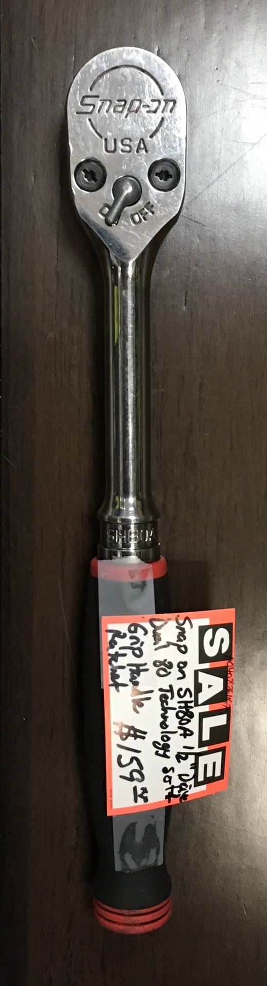 Snap On SH80A 1/2” Drive Dual 80 Technology Soft Grip Handle Ratchet