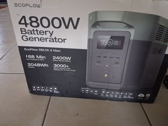 EcoFlow 4800W battery Generator