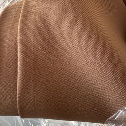 Polyester Round Dark Gold Tablecloth