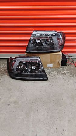 Smoke Headlights Fits 1(contact info removed) Jeep Grand Cherokee Lamps Left+Right Replacement