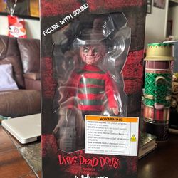 LIVING DEAD DOLLS: A NIGHTMARE ON ELM STREET MOVIE FIGURE NEW LDD 10" HORROR