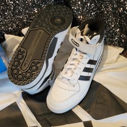 Mens Adidas FORUM Mid Black Size 12