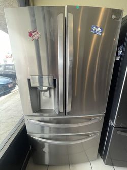 LG 36" 22.5 Cu. Ft. PrintProof Stainless Steel Counter Depth French Door Refrigerator