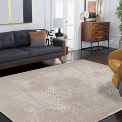 Large Abstract Area Rug 10’6” x 14