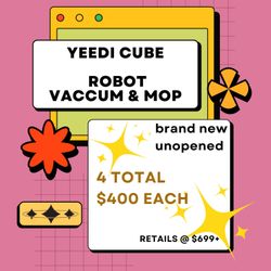 🧼 Brand New Yeedi Robot Vacuum + Mop