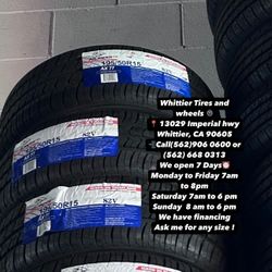 SET OF NEW TIRES, 195/50R15 ATLANDER , INCLUDING MOUNTING AND BALANCING. ASK ME FOR ANY SIZE OR BRAND