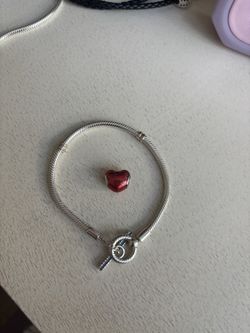 Small Bracelet Pandora And Pandora Charm 