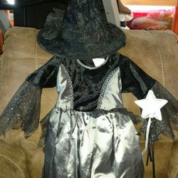 Girls Witch Costume Size 2T-3T