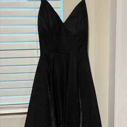 black sparkly party dress