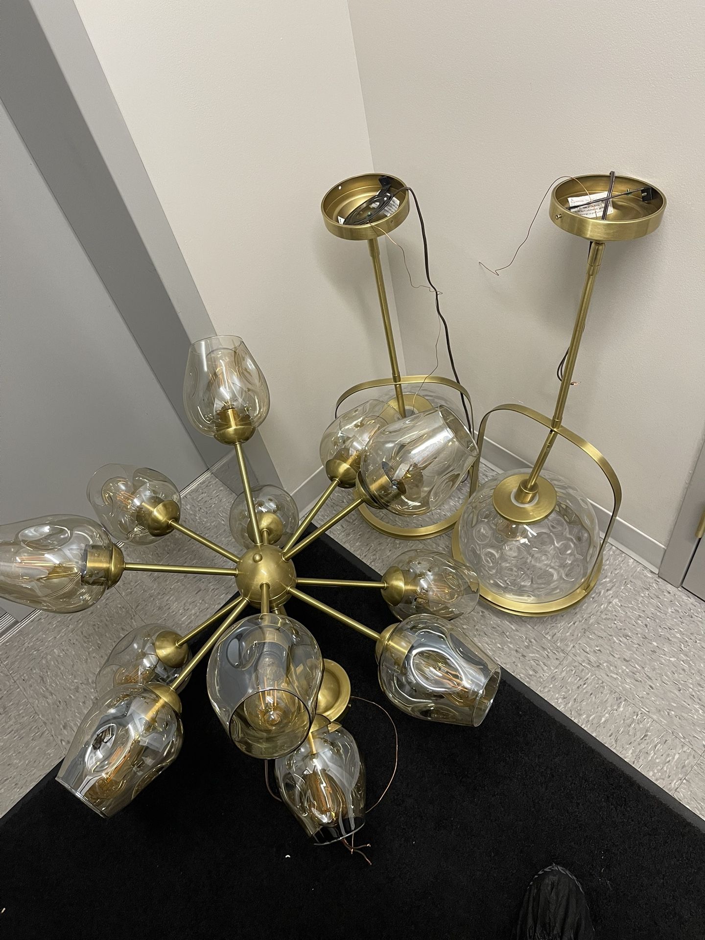 Chandelier Set Of 3 Big Sale