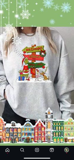 Grinch Christmas Road Sweatshirt 