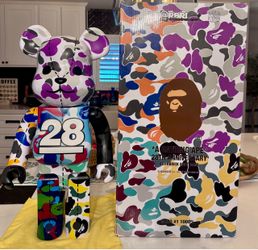 BAPE 28th Anniversary Bearbrick 1000% Camo