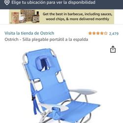 Chair Portátil Pegable New