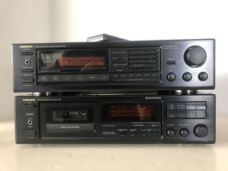 Onkyo Stereo System - Tape Player And 