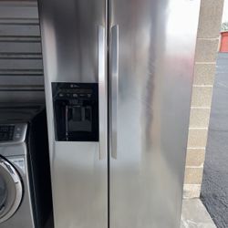 LG Stainless Steel Refrigerator And Freezer