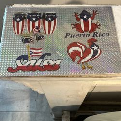 Puerto Rican Stickers $3.00 Each Set Of Four