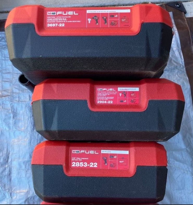 Milwaukee Fuel Cases New $5 Each