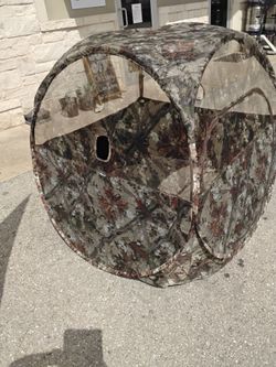 Ameristep Doghouse Ground Hunting Blind Tangle 2 Camo Tent $60 Or Best Offer