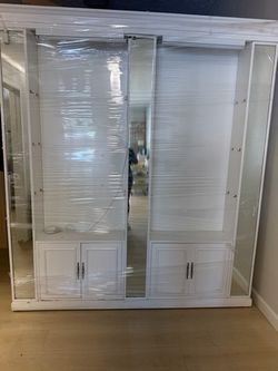 White display case -- FREE