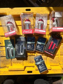Mixed Lot: Coca-Cola Ornaments & Nail Clipper Sets