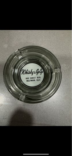 Whisky a Go Go Glass Ashtray Hollywood