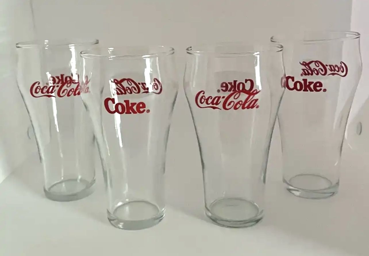 Vintage/Collectible Coca-Cola Clear Fountain Glasses