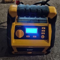 Cat Battery Jumper + Air Compressor 