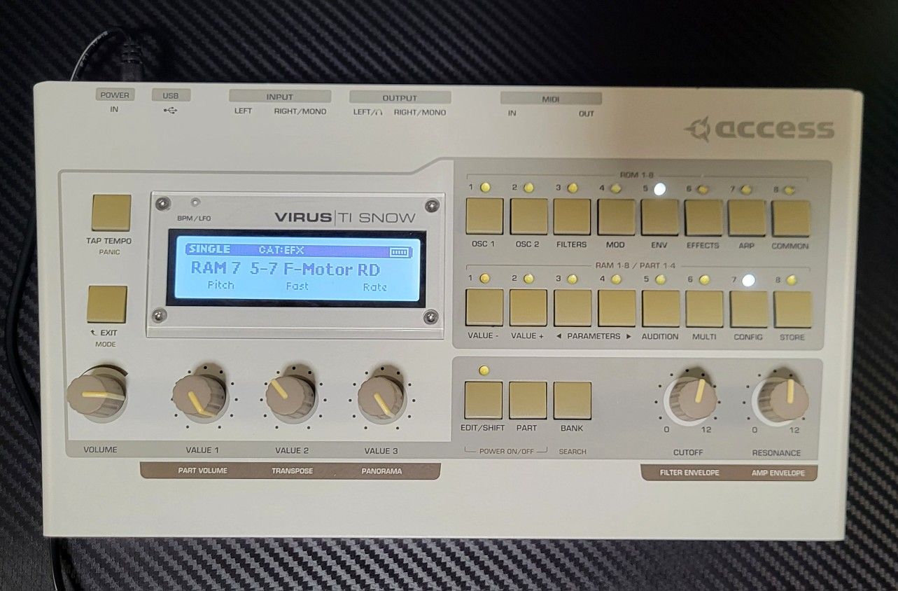 Access Virus TI Snow Desktop Synthesizer - Mint