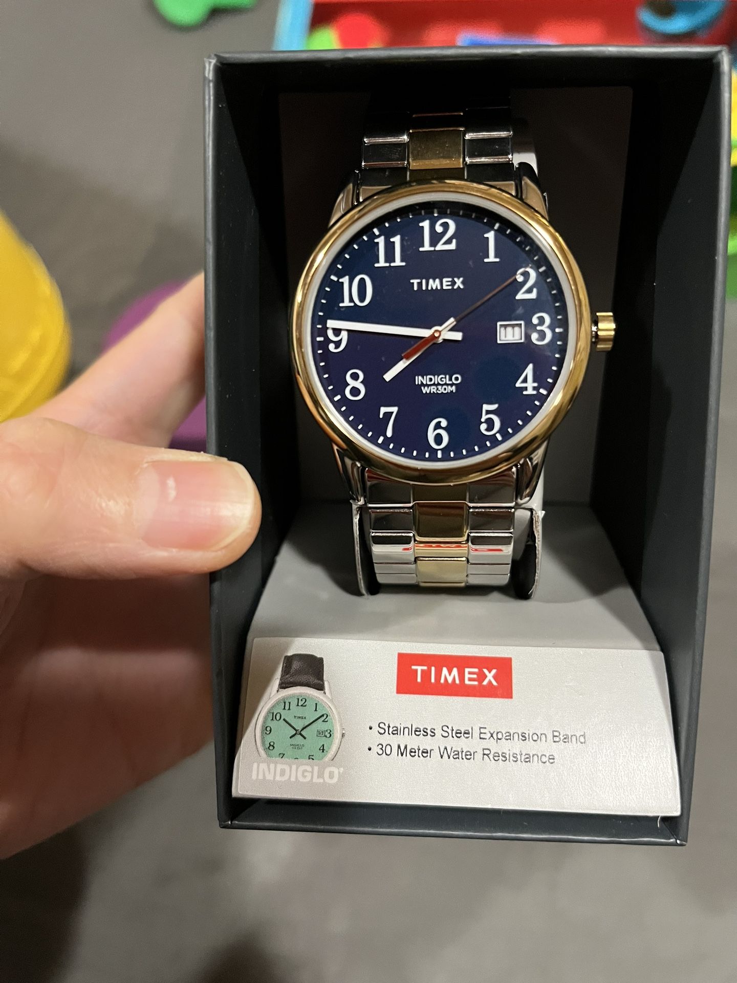 Timex Unisex Adult Two Tone Stainless Steel Expansion Watch