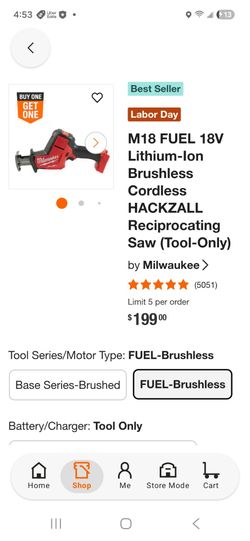Milwaukee hacksaw