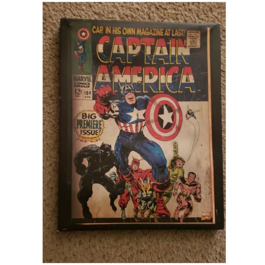 Captain America wall art