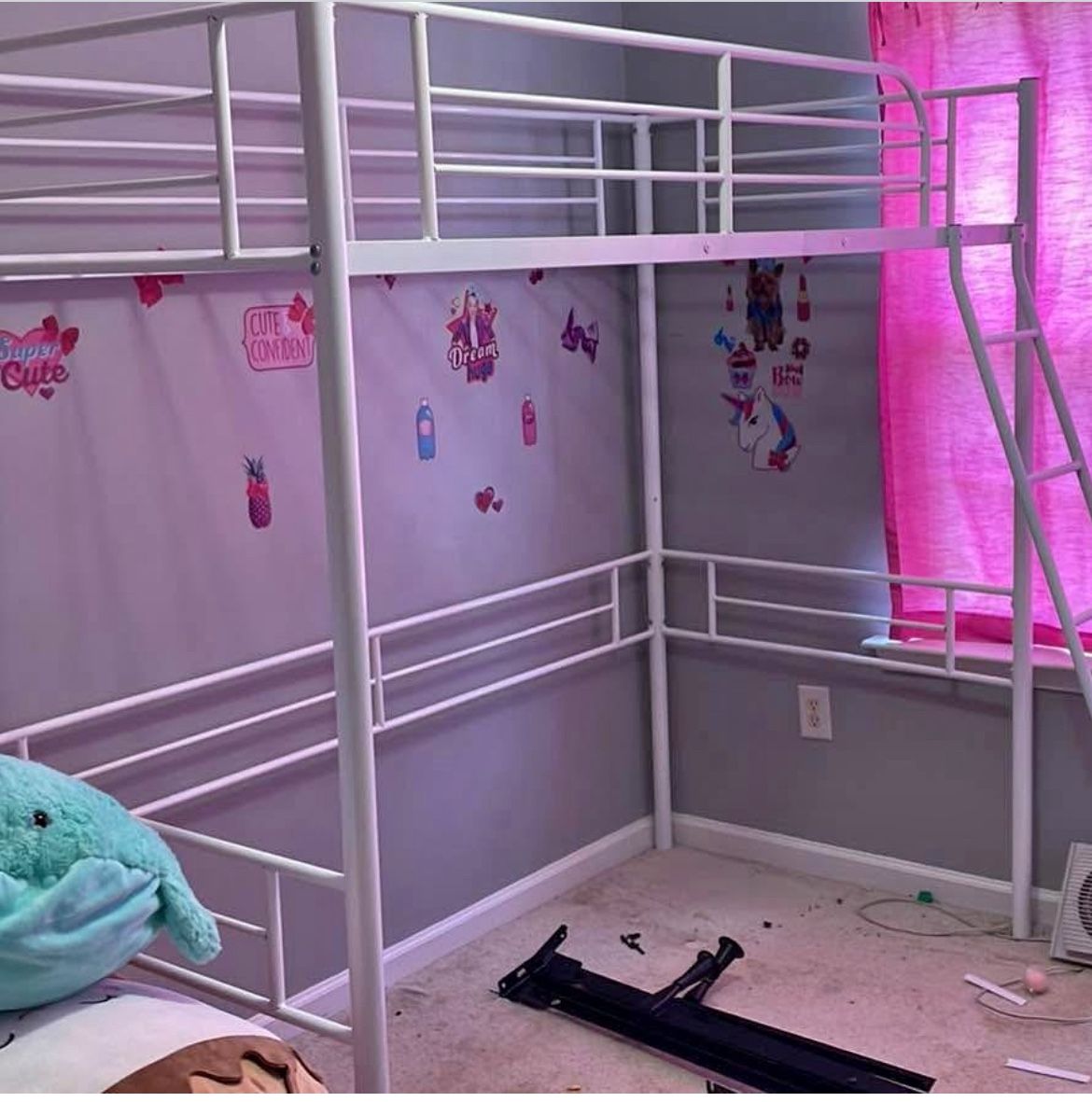 Metal bunk beds With All Hardware Included