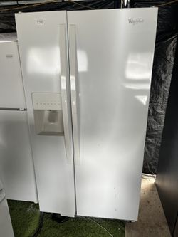 Whirlpool And Ge Fridge Side By Side / Working Perfect / 1 Month Warranty 