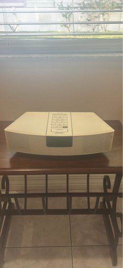 Nightstand lamps and Bose wave radio