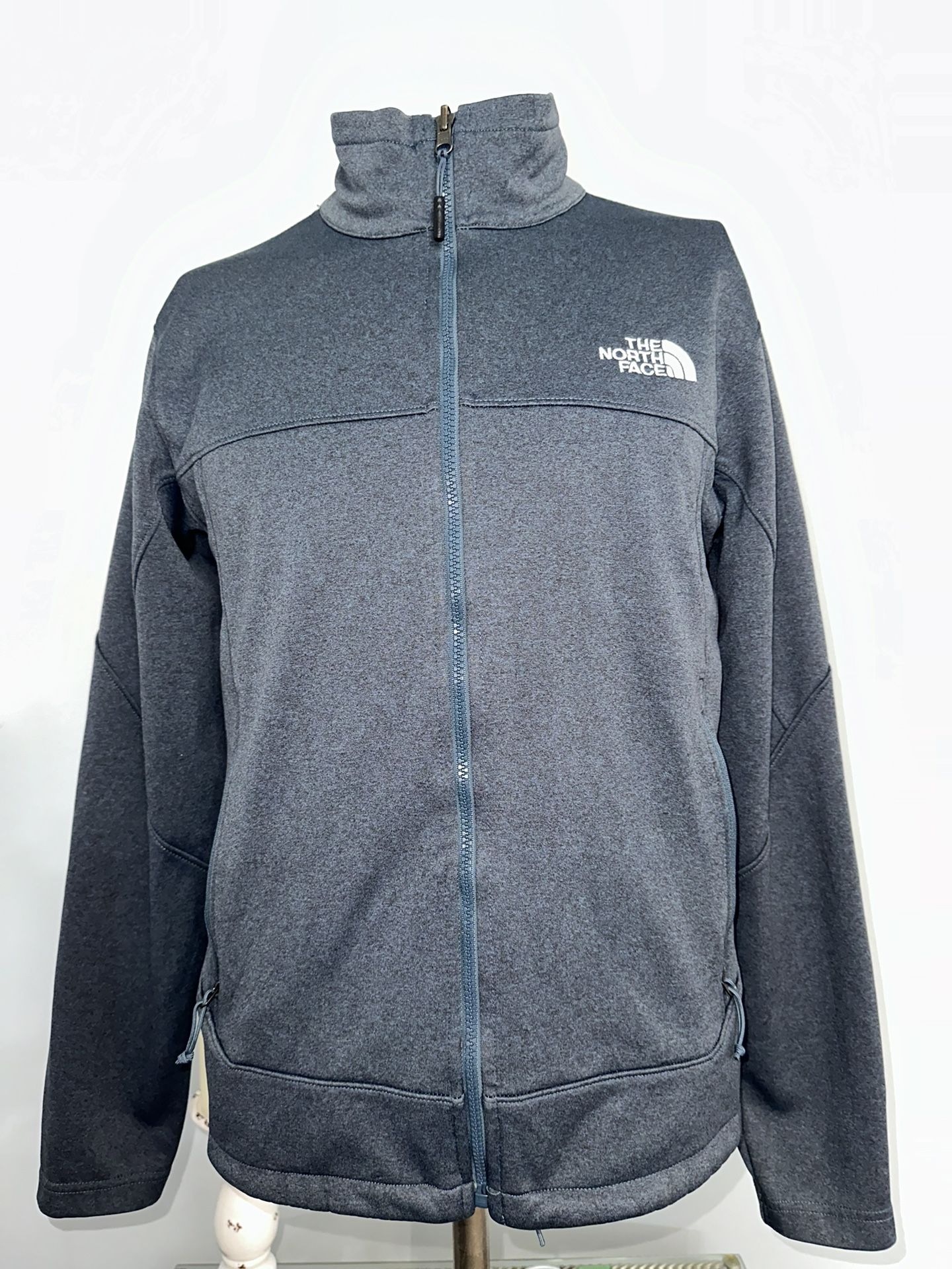 North Face Size Small M Blue Zip Up Jacket Like New