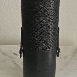 SIGMA   Beauty Brush  Holder   Travel Case  Snap Button  Close   Black   9.5"