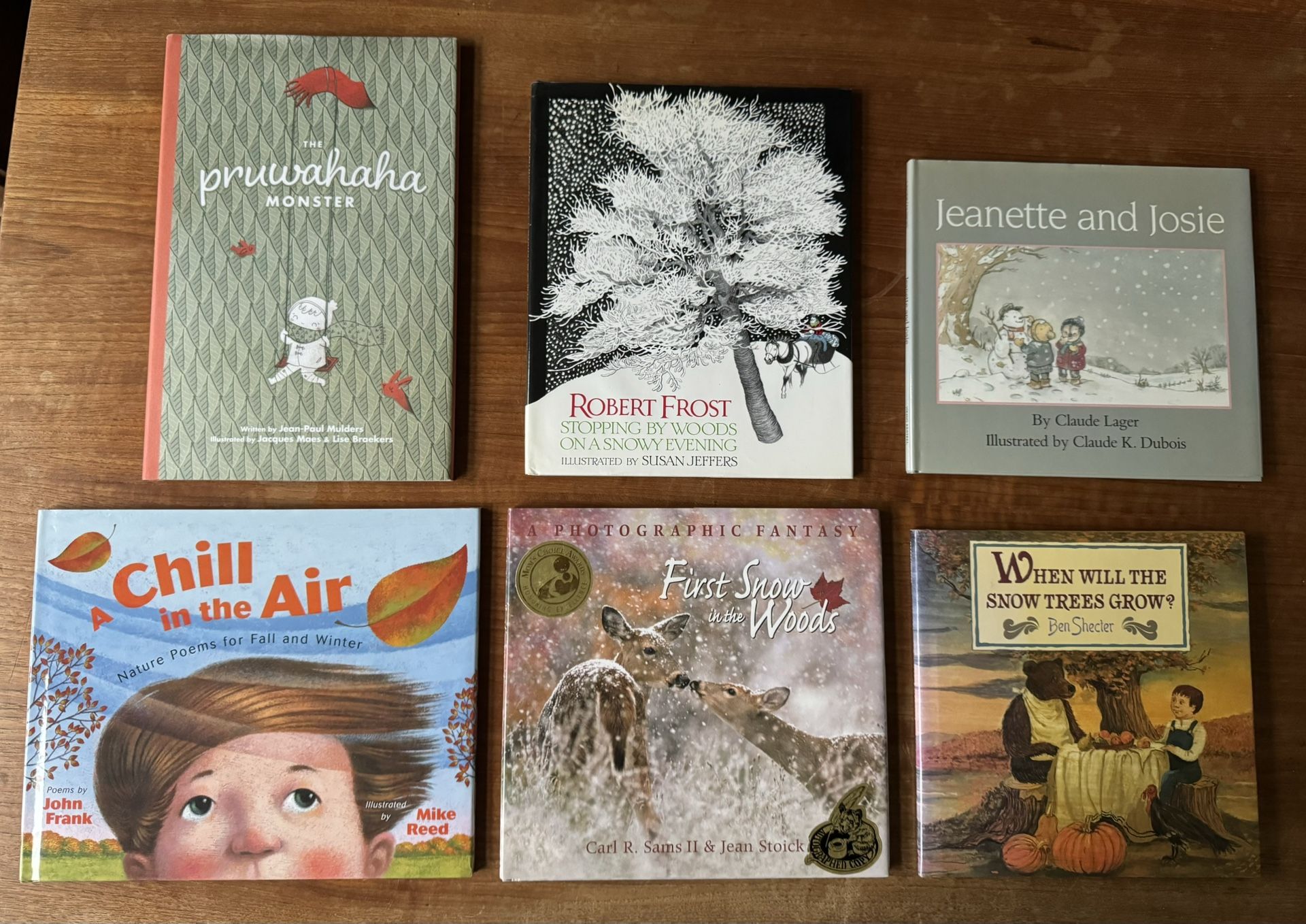 Lot of 6 Fall & Winter Children’s Books in Excellent Condition