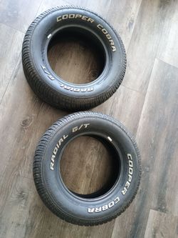 235/60/14 COOPER COBRA ABOUT 98% $240 (2) TIRES