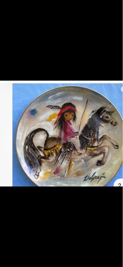 De grazia.  Plate Merry Little Indian