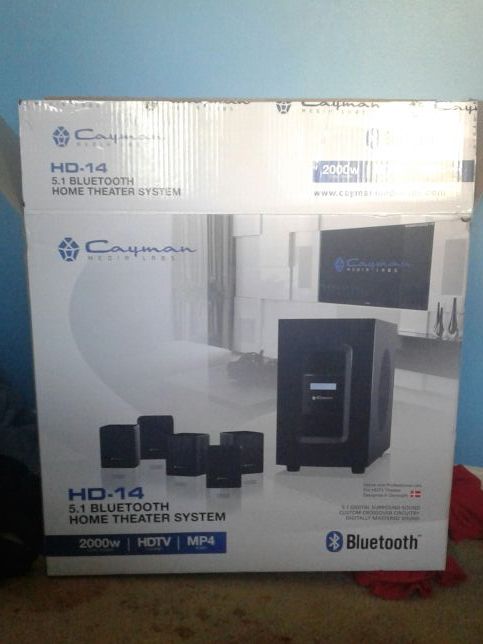 Cayman media labs HD -14 5.1 Bluetooth home theater system