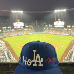 Hola Kitty LA Dodger Hat
