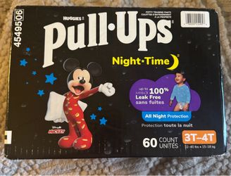 New Huggies Night Time Pull-ups 3T-4T (32-40 lbs) 60 Count